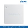 571011 Simon công tắc đơn 1 chiều 16A màu trắng