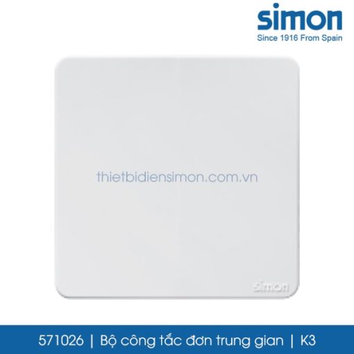 571026 Simon K3 công tắc đơn trung gian