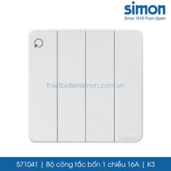 571041 Simon K3 công tắc bốn 1 chiều 16A