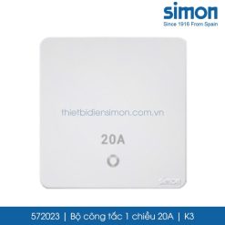 572023 Simon K3 công tắc 1 chiều 20A