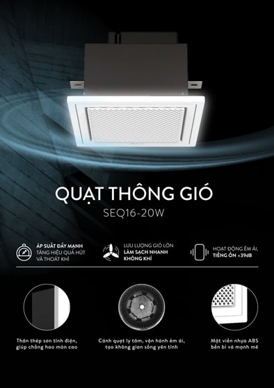 Bảng giá quạt thông gió Simon