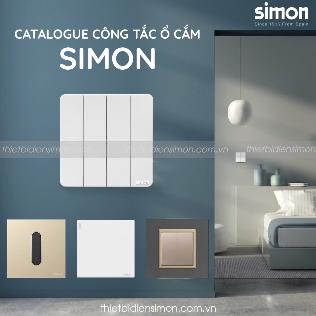 Catalogue công tắc ổ cắm Simon