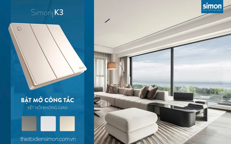 Công tắc ổ cắm Simon K3