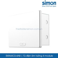 SMX65CS-4AB Tủ điện âm tường 4 module Simon