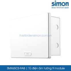 SMX65CS-9AB Tủ điện âm tường 9 module Simon