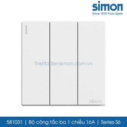 581031 Simon S6 công tắc ba 1 chiều