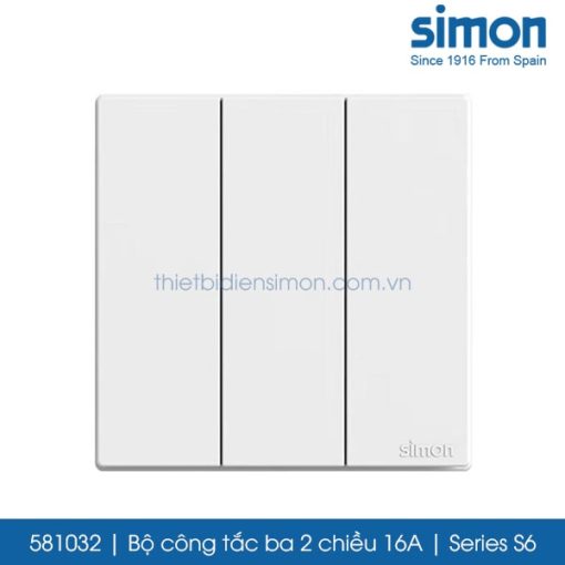 581032 Simon S6 công tắc ba 2 chiều