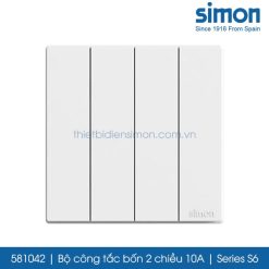 581042 Simon S6 công tắc bốn 2 chiều