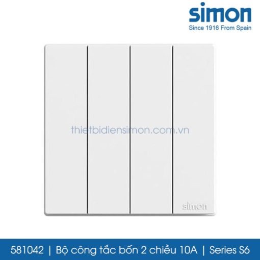 581042 Simon S6 công tắc bốn 2 chiều
