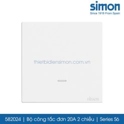 582024 Simon S6 công tắc đơn 20A 2 chiều
