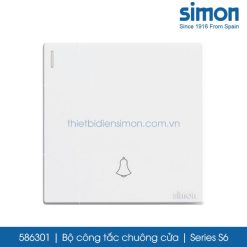 586301 Simon S6 công tắc chuông cửa