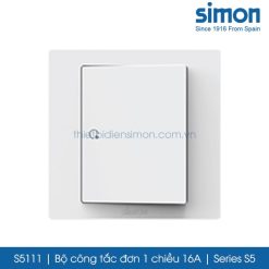 S5111 Simon S5 công tắc đơn 1 chiều 16A