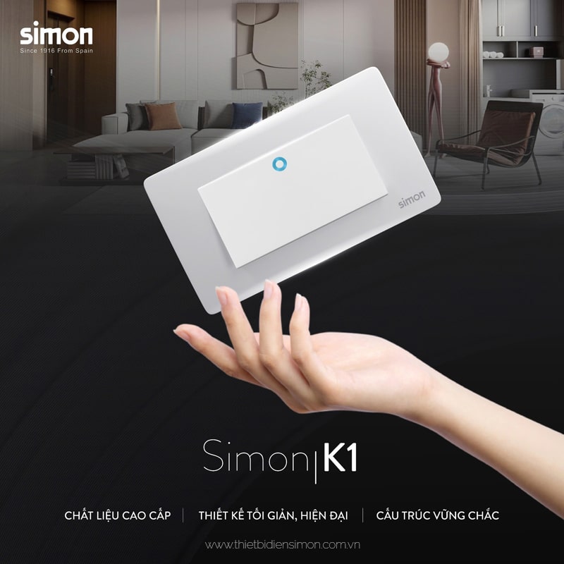 Công tắc ổ cắm K1 Simon