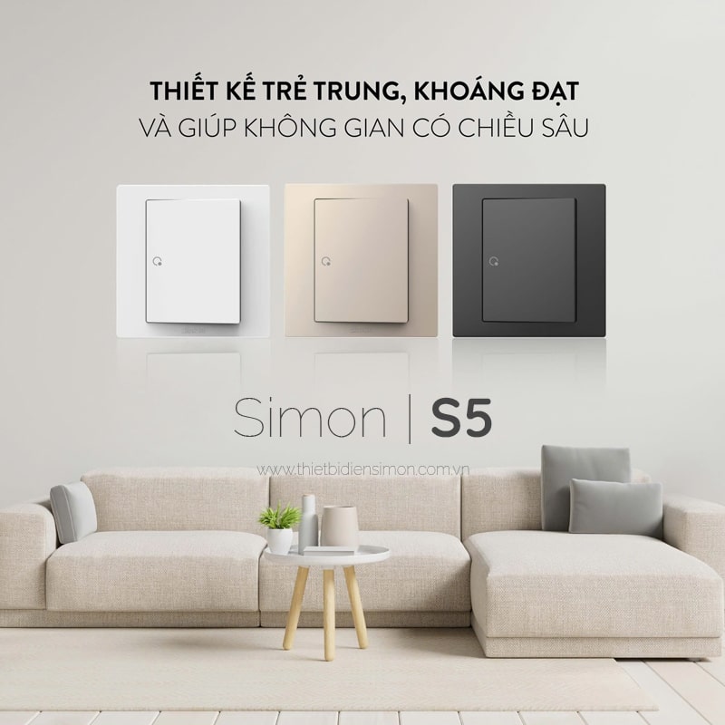 Công tắc ổ cắm Simon S5
