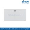 K112XL Simon K1 công tắc 1 chiều 16A có nút đèn trang trí size XL