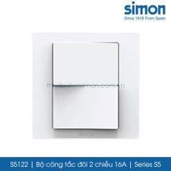 S5122 Simon S5 công tắc đôi 2 chiều 16A