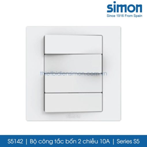 S5142 Simon S5 công tắc bốn 2 chiều 16A