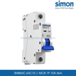 SMB65C-63C10 MCB 1P 10A 6kA Simon