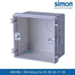 45DH86 Simon đế âm vuông dùng cho E3, 50, E6, i7 & V8